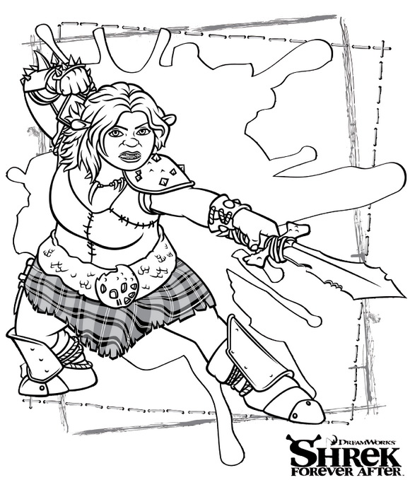 Shrek Forever After Coloring Pages Kids-n-fun.com | Coloring page Shrek 4 Forever After Shrek 4 Forever After